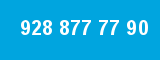 928 877 77 90